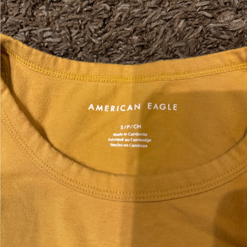 Yellow American Eagle tank top